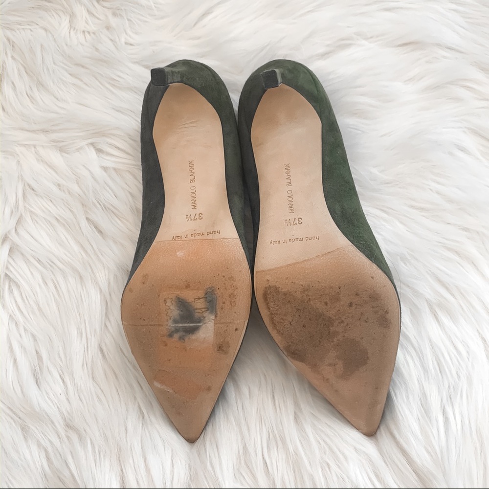 š„°Soldā¹ļøManolo Blahnik BB pointed pumps size 37.5 - Picture 4 of 5